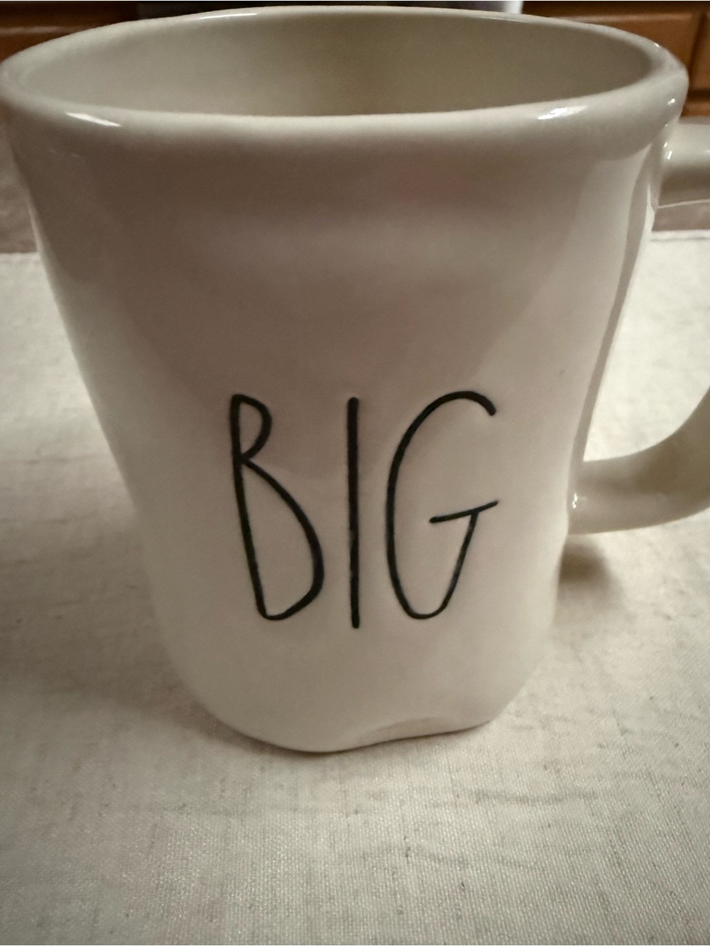 Rae Dunn BIG White Ceramic Coffee Mug